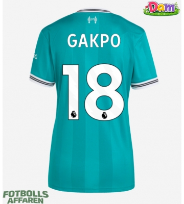 Liverpool Cody Gakpo #18 Tredje Tröja Kvinnor 2025-26 Kortärmad